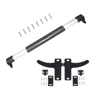 RV Screen Three-section Split Telescopic Rod L-shaped Replacement Handle, Specifications: Left Hand+Right Hand