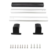 RV Screen Three-section Split Telescopic Rod L-shaped Replacement Handle, Specifications: Left Hand+Right Hand