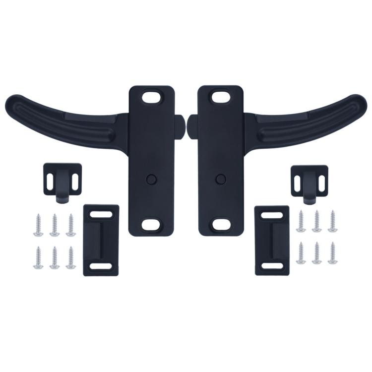 RV Screen Three-section Split Telescopic Rod L-shaped Replacement Handle, Specifications: Left Hand+Right Hand