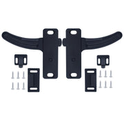 RV Screen Three-section Split Telescopic Rod L-shaped Replacement Handle, Specifications: Left Hand+Right Hand