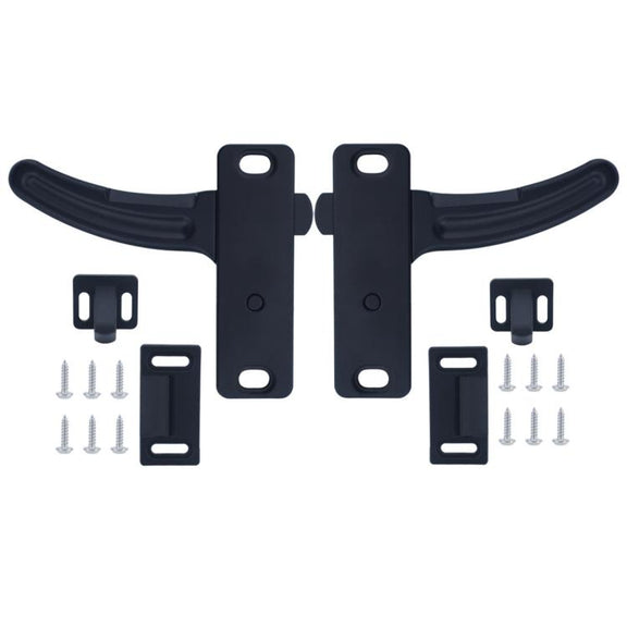 RV Screen Three-section Split Telescopic Rod L-shaped Replacement Handle, Specifications: Left Hand+Right Hand
