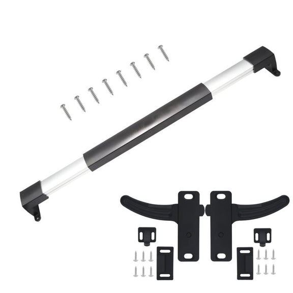 RV Screen Three-section Split Telescopic Rod L-shaped Replacement Handle, Specifications: Left Hand+Right Hand
