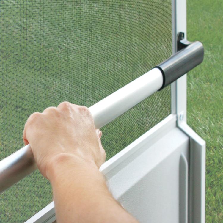 RV Screen Three-section Split Telescopic Rod L-shaped Replacement Handle, Specifications: Left Hand