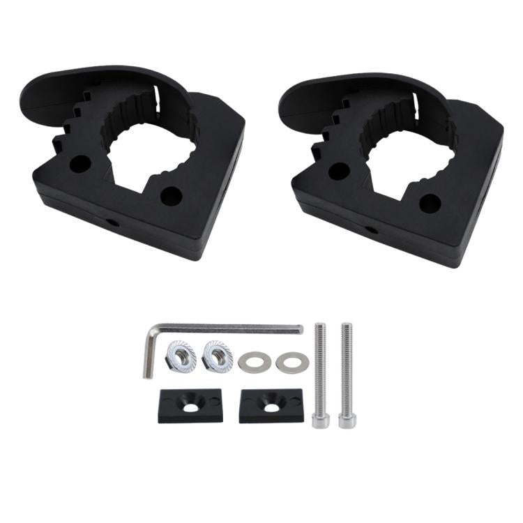 2pcs Quick Installation Clamp Rubber Fixing Buckle For 3-4cm Pipe