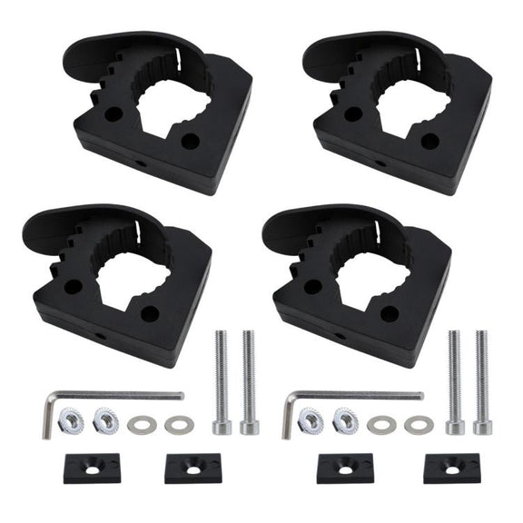 4pcs Quick Installation Clamp Rubber Fixing Buckle For 3-4cm Pipe