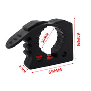 2pcs Quick Installation Clamp Rubber Fixing Buckle For 3-4cm Pipe