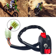 Motorcycle Modification Accessories Handlebar Faucet Start And Stop Double Flash Switch(Black)