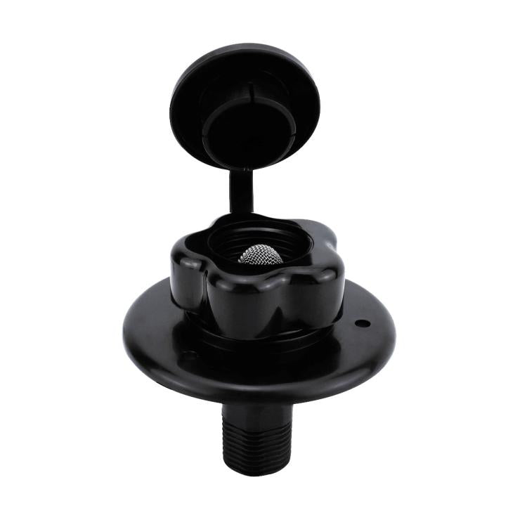 RV Ship Flange Threaded Leak-proof Water Inlet Connector Check Valve, Specifications: Black 1