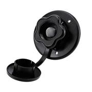 RV Ship Flange Threaded Leak-proof Water Inlet Connector Check Valve, Specifications: Black 1