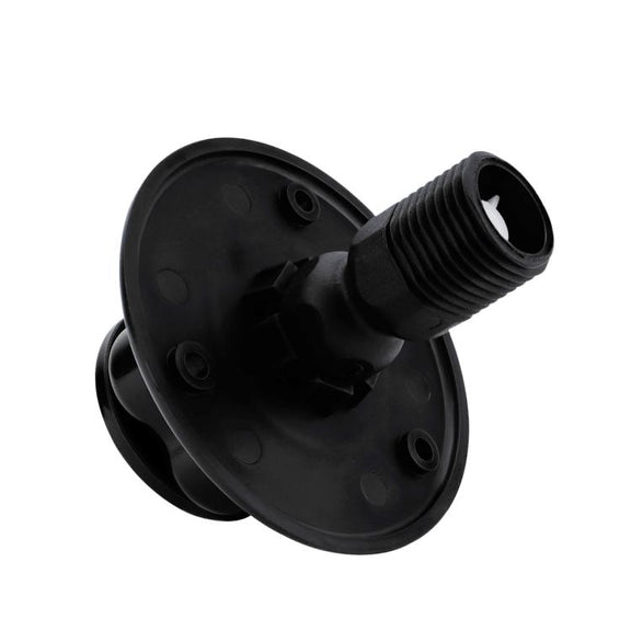 RV Ship Flange Threaded Leak-proof Water Inlet Connector Check Valve, Specifications: Black 2
