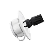 RV Ship Flange Threaded Leak-proof Water Inlet Connector Check Valve, Specifications: White 2