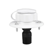 RV Ship Flange Threaded Leak-proof Water Inlet Connector Check Valve, Specifications: White 3
