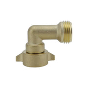 RV Ship Flange Threaded Leak-proof Water Inlet Connector Check Valve, Specifications: White 3