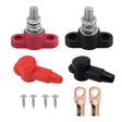 12V RV Yacht M10 Single Pole Battery Terminal, Color: Red Black Pair - Booster Cable & Clip by PMC TechLife | Online Shopping South Africa | PMC TechLife | Buy Now Pay Later Mobicred