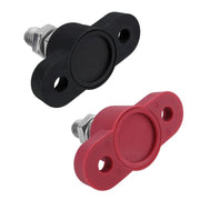12V RV Yacht M10 Single Pole Battery Terminal, Color: Red Black Pair