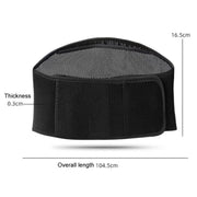 USB Electric Heating Warming Anti-cold Waist Protector Adjustable Sport Support Heat Pad Therapy Waist Belt, Size: Uniform(Black)