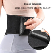 USB Electric Heating Warming Anti-cold Waist Protector Adjustable Sport Support Heat Pad Therapy Waist Belt, Size: Uniform(Black)