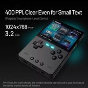 TRIMUI BRICK Open Source Pocket Console Portable Wireless Bluetooth HD Retro Arcade, Size: Standard No Card(Black)