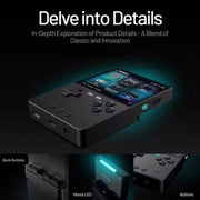 TRIMUI BRICK Open Source Pocket Console Portable Wireless Bluetooth HD Retro Arcade, Size: 128G(Red)