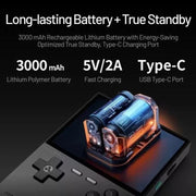 TRIMUI BRICK Open Source Pocket Console Portable Wireless Bluetooth HD Retro Arcade, Size: 256G(White)