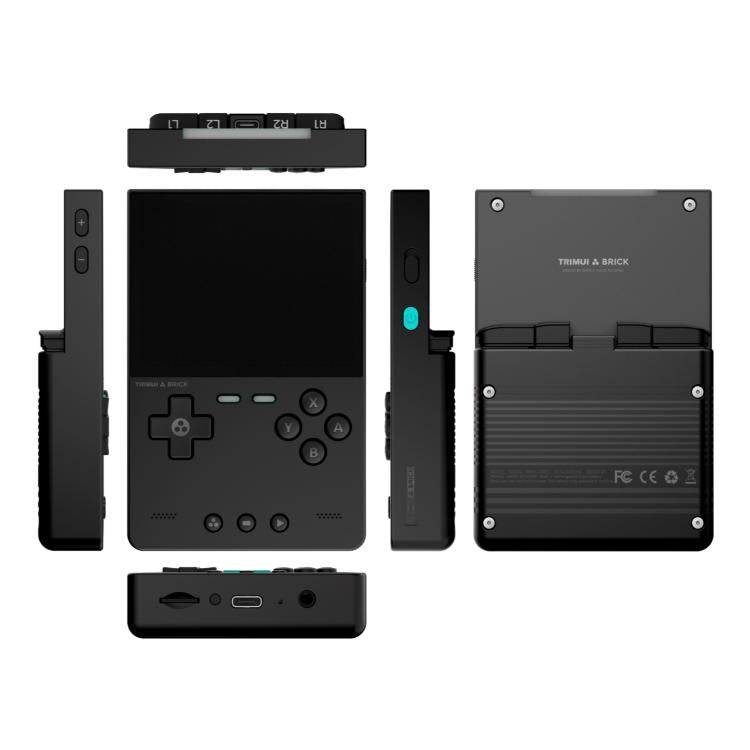 TRIMUI BRICK Open Source Pocket Console Portable Wireless Bluetooth HD Retro Arcade, Size: Standard No Card(White)