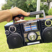 COLON RX-65SD Solar Charging Stereo FM Radio Wireless Bluetooth Speaker(Random Color Delivery)