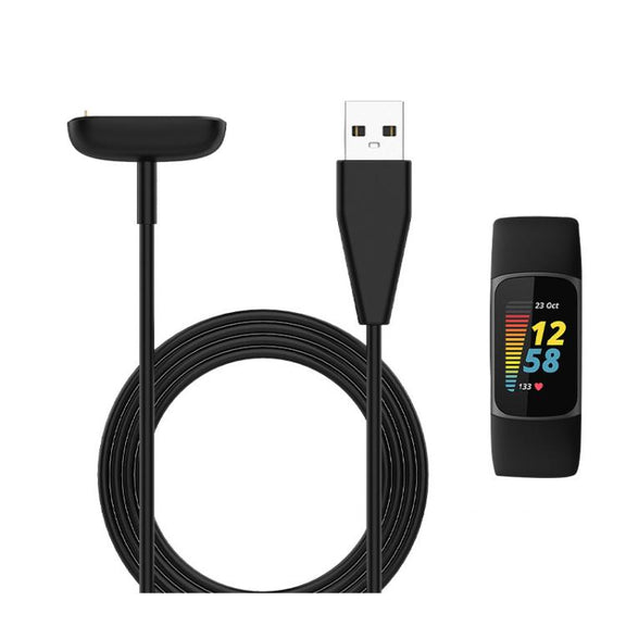 For Fitbit Charge 5 Smart Bracelet Charging Cable Watch Magnetic Charging Cable, Length: 0.5m