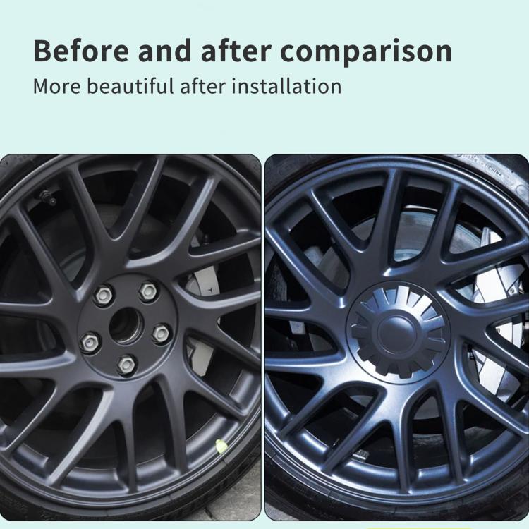 For Tesla 2024 Model 3 18-Inch Wheel Center Protection Cover(Spray Paint Without LOGO)