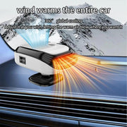 12V Fast Heating Car Heater Glass Defogger(Dark Green)