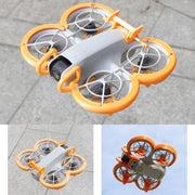 For DJI Neo CQT Impact Protection Cover + Bumper + Folding Stand + Tail Wing 4 In 1 Set(Orange)