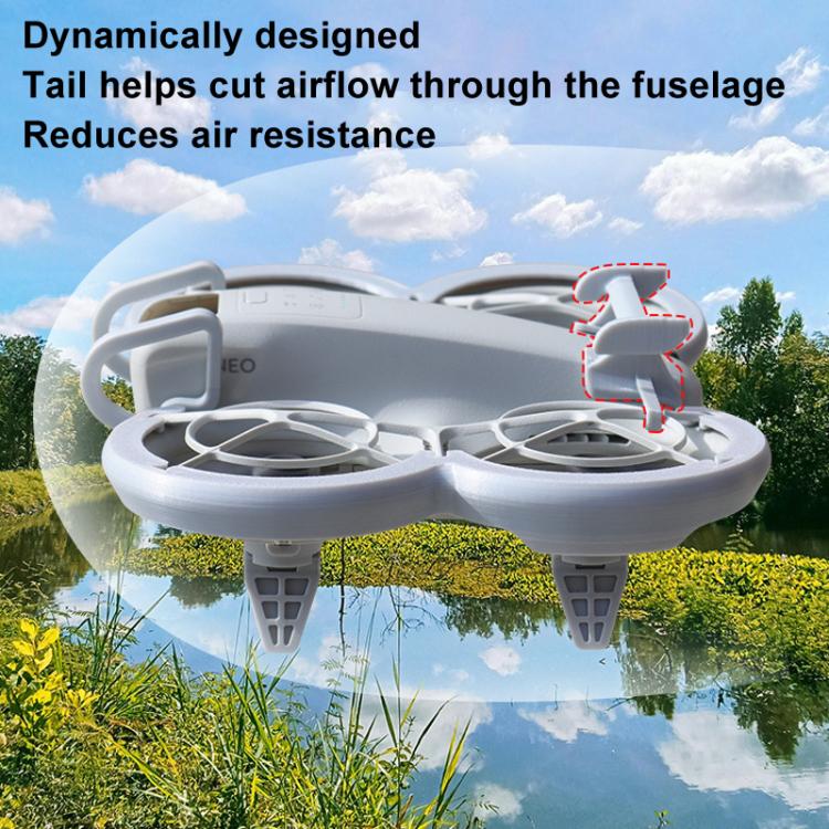 For DJI Neo CQT Flight Tail Reduce Drag Airflow Tail Fixed Bracket(Black)