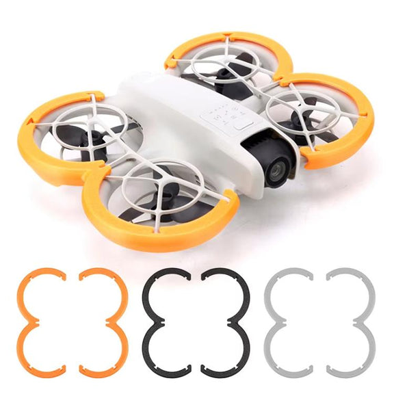 For DJI Neo CQT Paddle Bumper Ring Protective Cover Scratch Resistant Bumper Strips(Black)