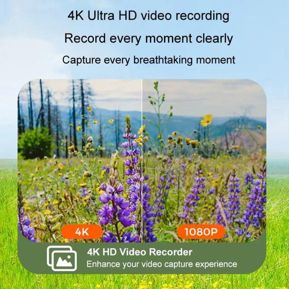 4K HD Touch Screen Digital Micro SLR Camera MP3 DSLR Camcorder 64MP Anti-Shake Vlogging Video Camera(Black)