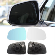 For Tesla Model X White Wide Field Of View Anti-glare Rearview Mirror Reversing Lens