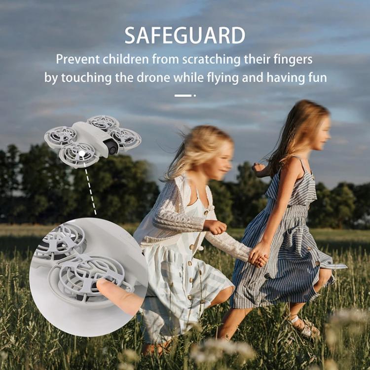 For DJI Neo CQT Drone Landing Scratch Protective Cover Prevent Finger Scratch Protective Cover Accessories, Color: Lower Black