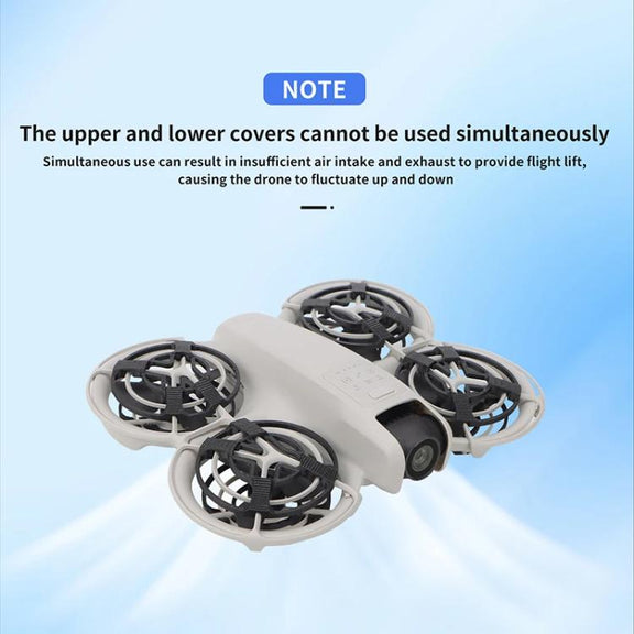 For DJI Neo CQT Drone Landing Scratch Protective Cover Prevent Finger Scratch Protective Cover Accessories, Color: Lower Gray