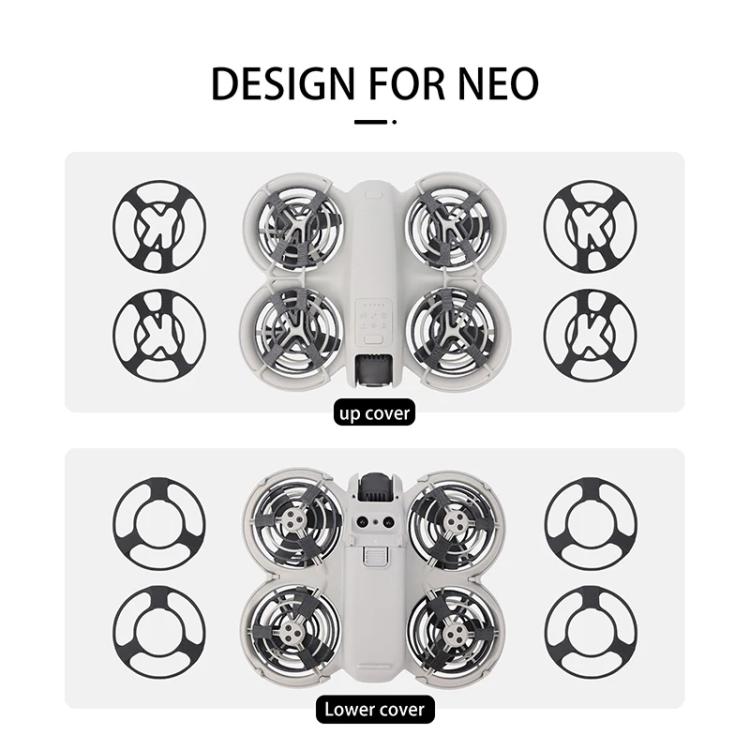 For DJI Neo CQT Drone Landing Scratch Protective Cover Prevent Finger Scratch Protective Cover Accessories, Color: Lower Orange