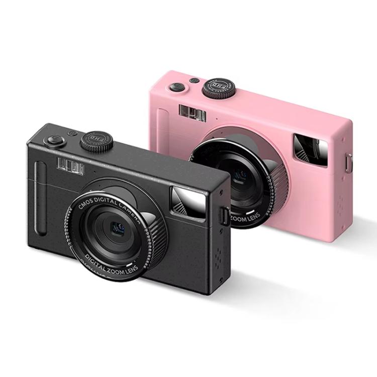 AMKOV CD-R1 24MP HD Pixel Shooting Student Camera 1080P Video Recording CCD Photo Video HD Camera(Black)