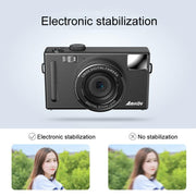 AMKOV CD-R1 24MP HD Pixel Shooting Student Camera 1080P Video Recording CCD Photo Video HD Camera(Black)