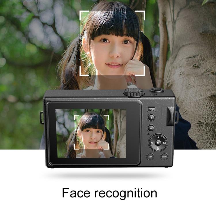 AMKOV CD-R1 24MP HD Pixel Shooting Student Camera 1080P Video Recording CCD Photo Video HD Camera(Black)