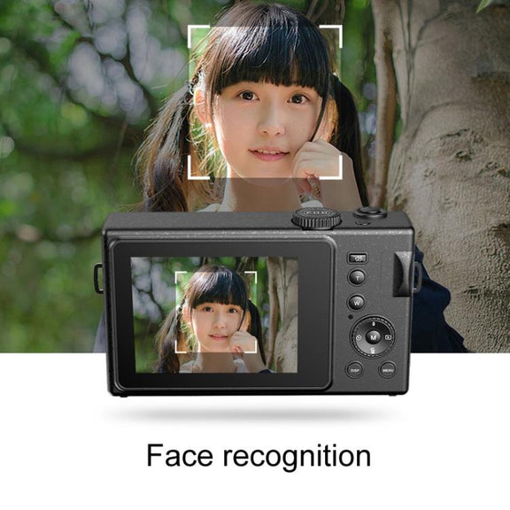 AMKOV CD-R1 24MP HD Pixel Shooting Student Camera 1080P Video Recording CCD Photo Video HD Camera(Pink)