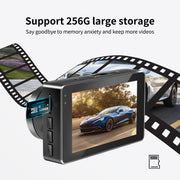 4K+1080P Driving Recorder Dual Front & Rear Recording WIFI Reversing Images(X16)