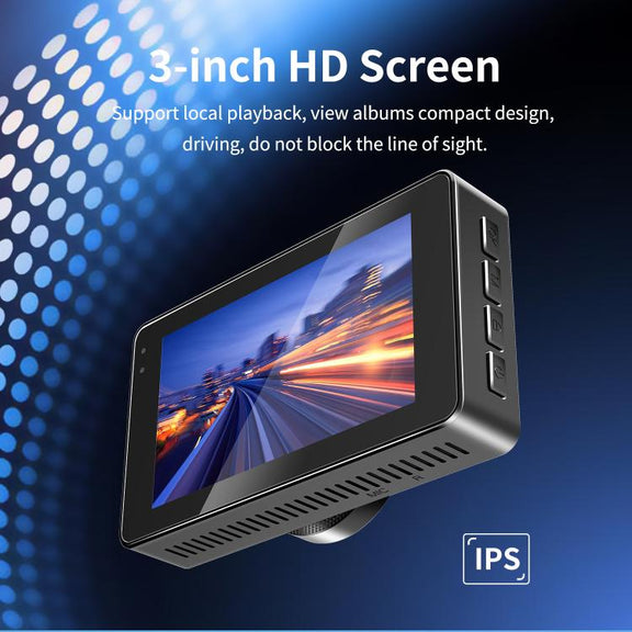 4K+1080P Driving Recorder Dual Front & Rear Recording WIFI Reversing Images(X16)