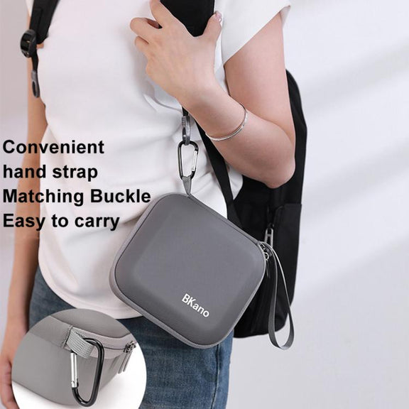 For DJI Neo BKANO Portable PU Handheld Storage Bag(Gray)