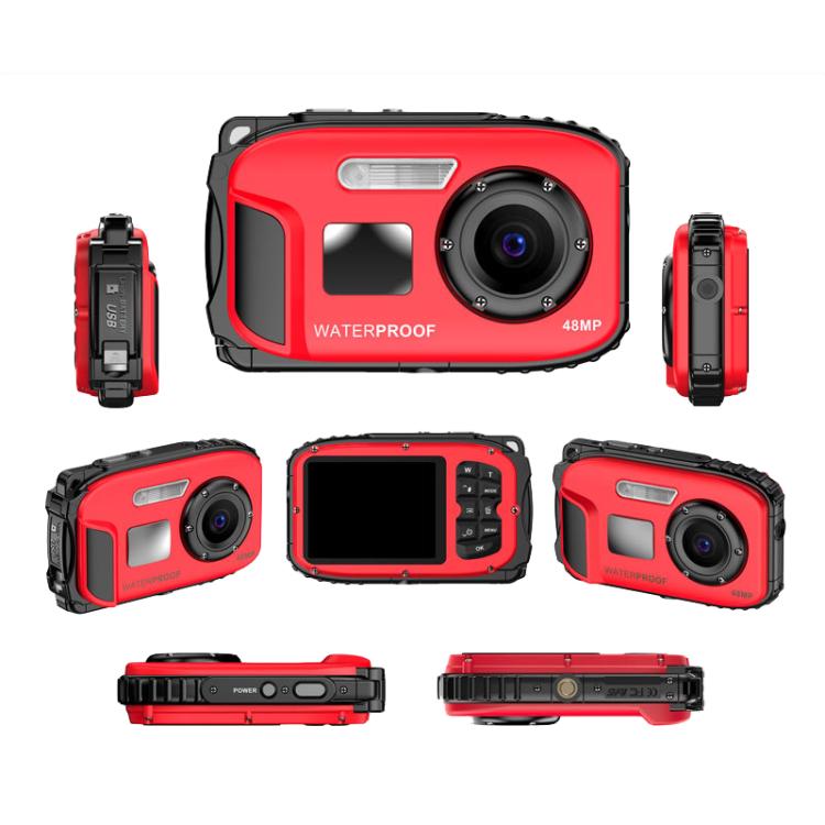 IP68 5m Water-resistant Sports Digital Camera Kids Student DV Camera(Blue)