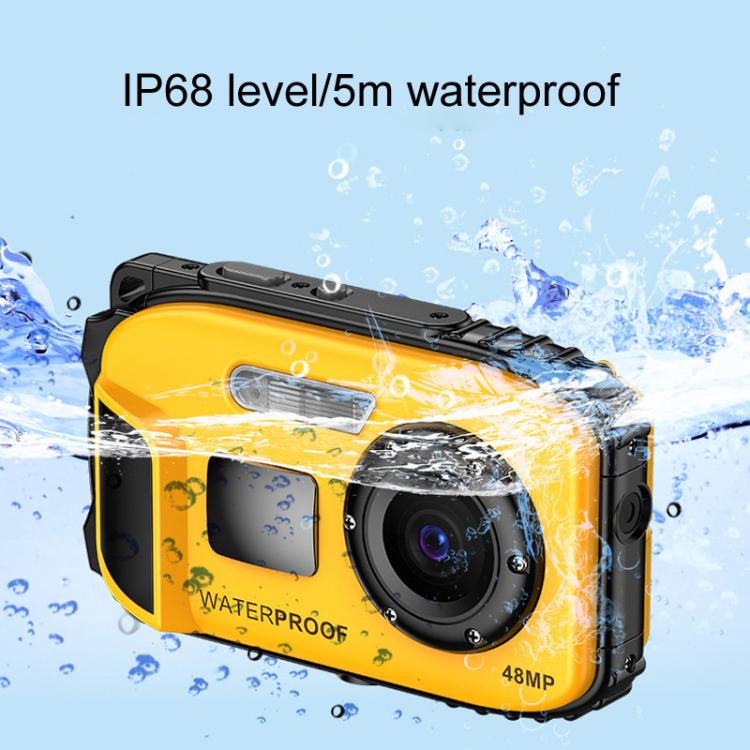 IP68 5m Water-resistant Sports Digital Camera Kids Student DV Camera(Blue)