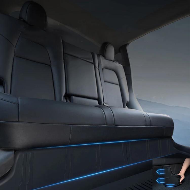 For Tesla Model Y Rear Seat One-Piece Full-Cover Anti-Kick Pads Guard Pad Decoration(4pcs /Set)