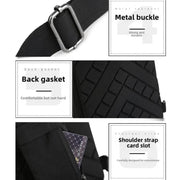 For DJI Neo BKANO NE-005 Portable Shoulder Bag Organiser Chest Bag(Black)