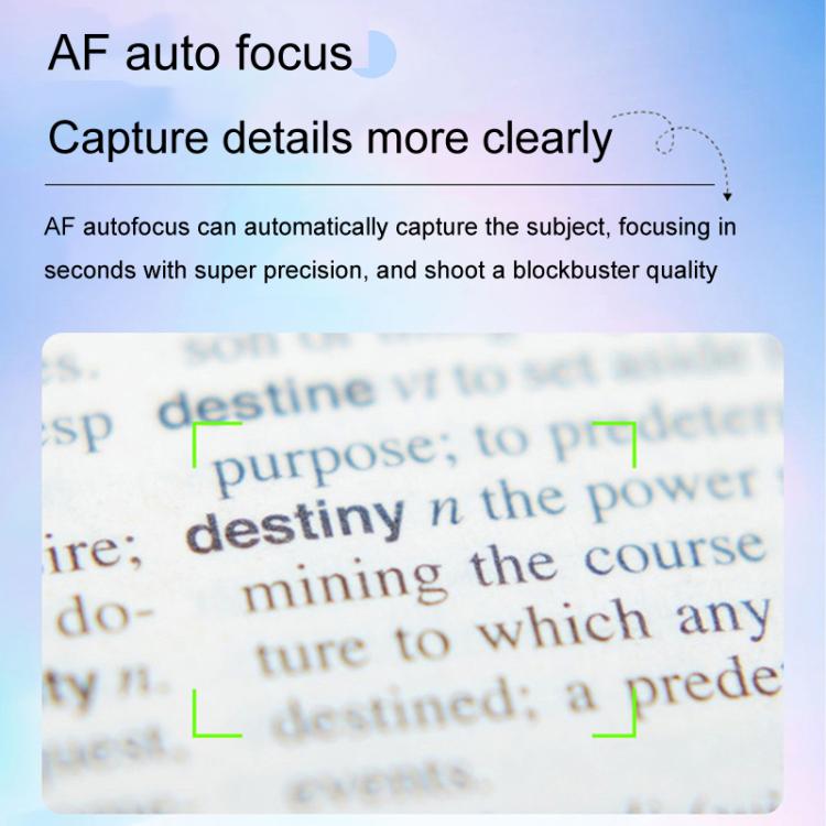 4K HD 3.0-Inch IPS Screen Autofocus HD Digital Camera Student DV Camera SLR(Black)