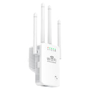 Urant U9 300Mbps 2.4G Wireless Repeater WiFi Signal Amplifier Support WPS Quick Setting EU Plug White